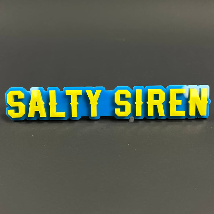 Salty Siren 3D Acrylic Badge - Car Truck Emblem Fender Tailgate Trunk Sticker