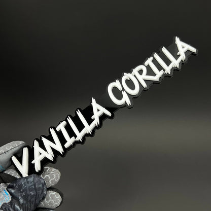 1PC VANILLA GORILLA 3D Acrylic Badge - Car Truck Emblem Fender Sticker