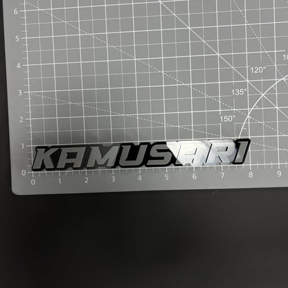 1PC KAMUSARI 3D Acrylic Badge - Car Truck Emblem Fender Tailgate Trunk Sticker