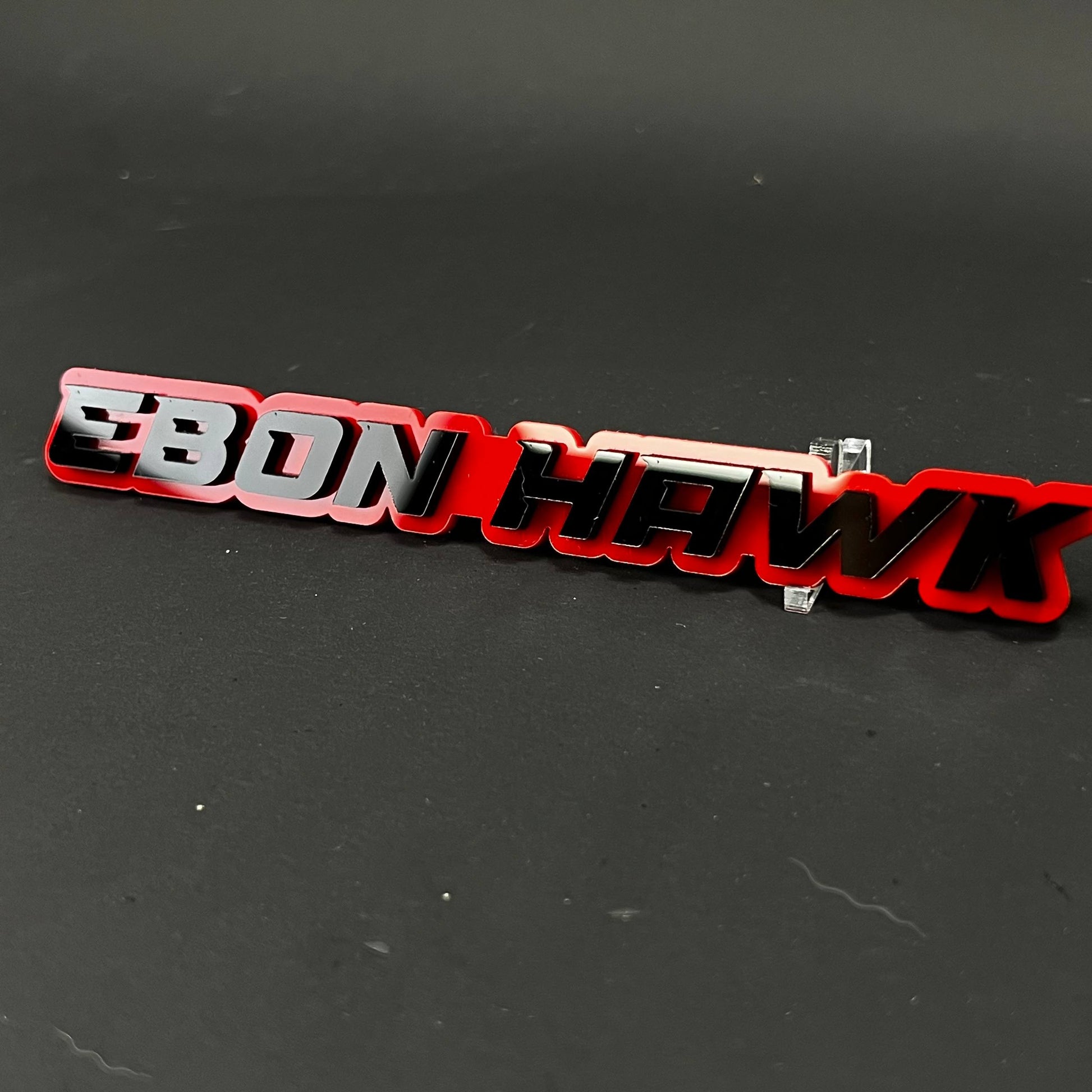 1PC EBON HAWK 3D Acrylic Badge - Car Truck Emblem Fender Tailgate Trunk Sticker