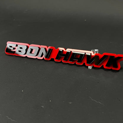 1PC EBON HAWK 3D Acrylic Badge - Car Truck Emblem Fender Tailgate Trunk Sticker
