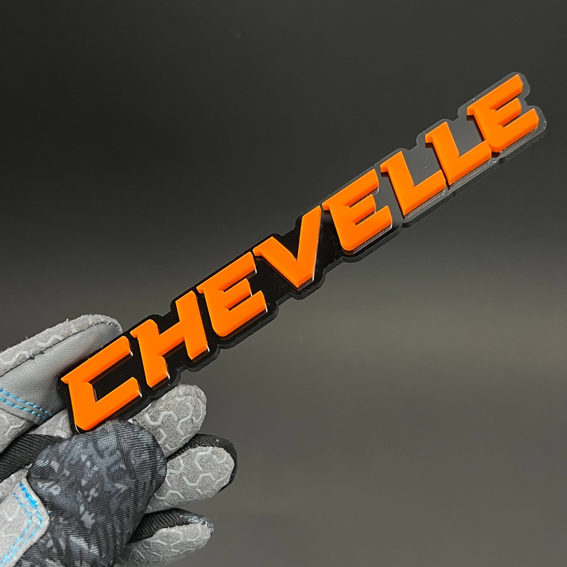 1PC CHEVELLE 3D Acrylic Badge - Car Truck Emblem Fender Tailgate Trunk Sticker