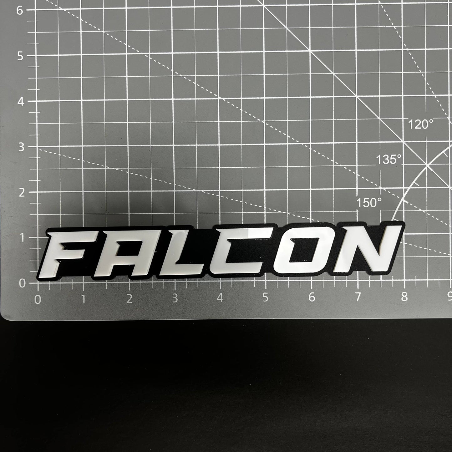 1PC FALCON 3D Acrylic Badge - Car Truck Emblem Fender Tailgate Trunk Sticker