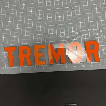 1PC TREMOR 3D Acrylic Badge - Car Truck Emblem Fender Tailgate Trunk Sticker