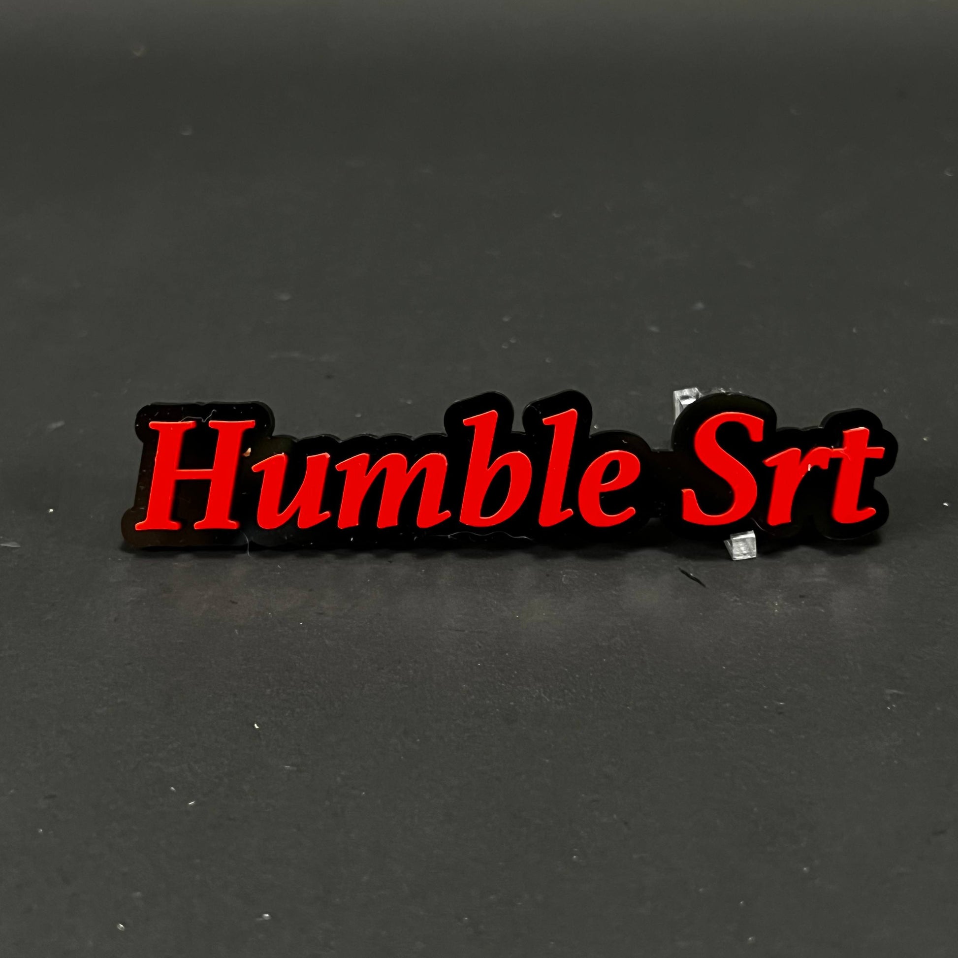 1PC Humble Srt 3D Acrylic Badge - Car Truck Emblem Fender Tailgate Trunk Sticker