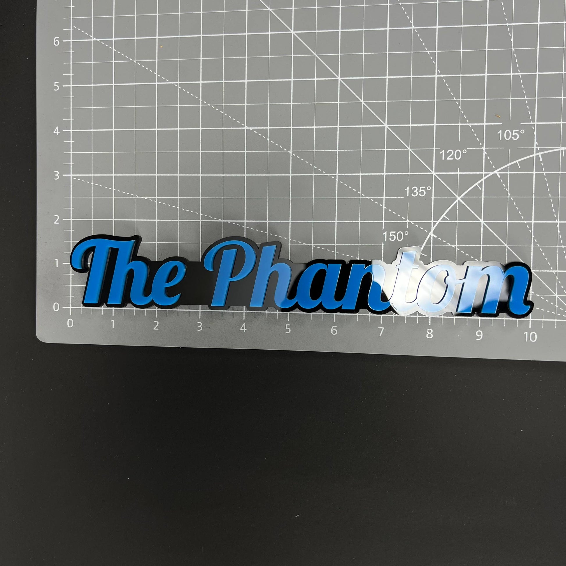 1PC The Phantom 3D Acrylic Badge - Car Truck Emblem Fender Sticker