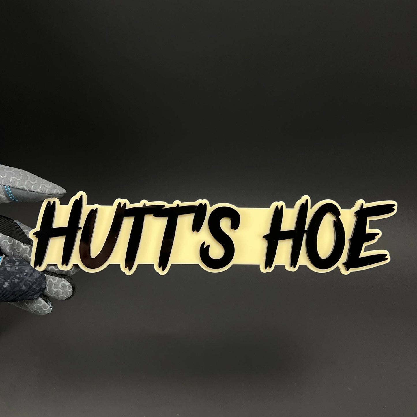 1PC Hutt's HOE 3D Acrylic Badge - Car Truck Emblem Fender Tailgate Trunk Sticker