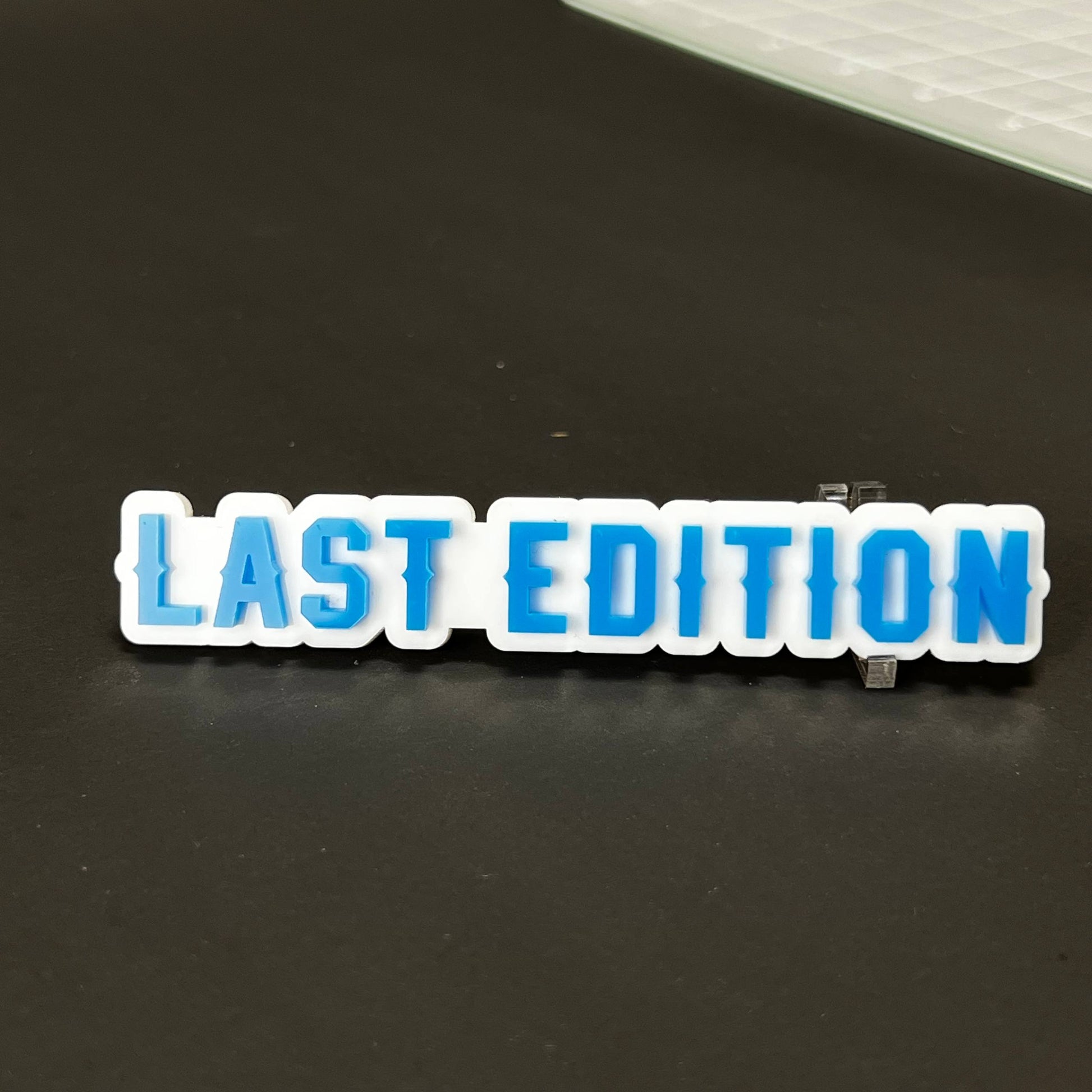1PC LAST EDITION 3D Acrylic Badge - Car Truck Emblem Fender Sticker