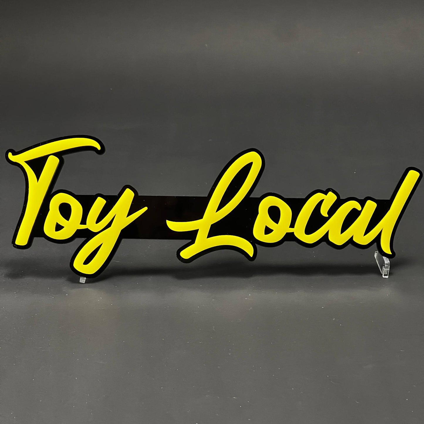1PC Toy Local 3D Acrylic Badge - Car Truck Emblem Fender Tailgate Trunk Sticker