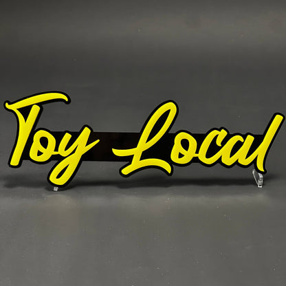 1PC Toy Local 3D Acrylic Badge - Car Truck Emblem Fender Tailgate Trunk Sticker