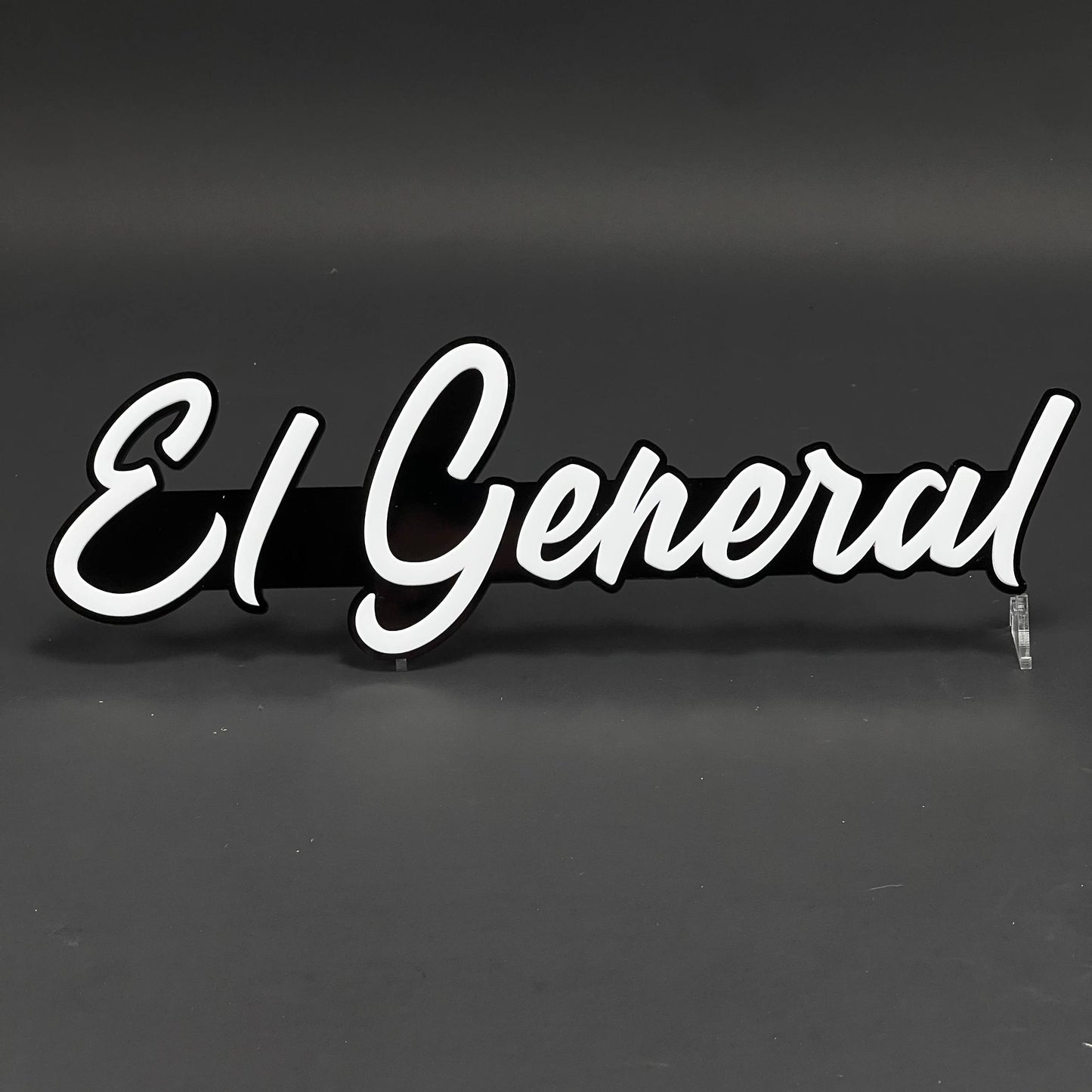 1PC El General 3D Acrylic Badge - Car Truck Emblem Fender Tailgate Trunk Sticker