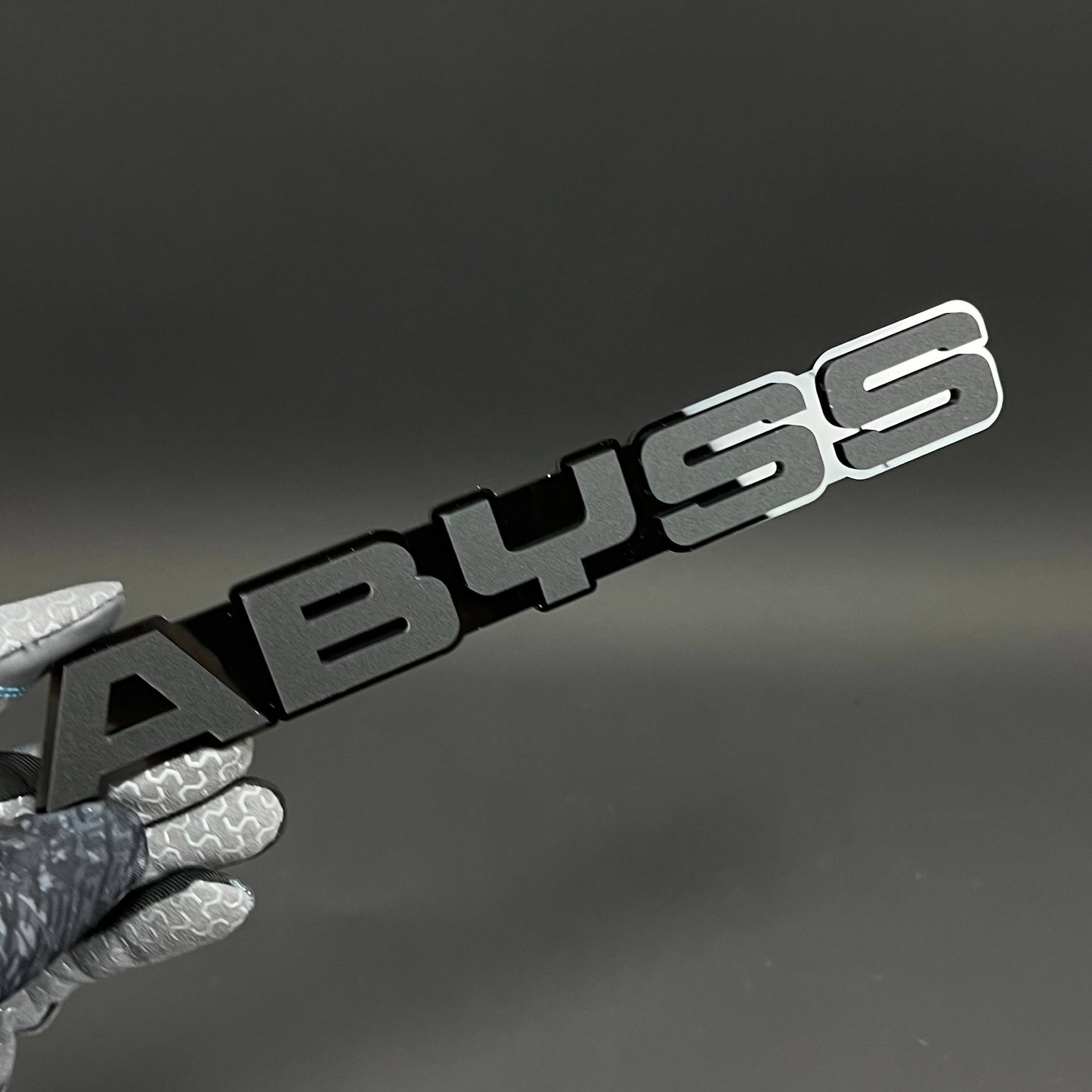 1PC ABYSS 3D Acrylic Badge - Car Truck Emblem Fender Tailgate Trunk Sticker