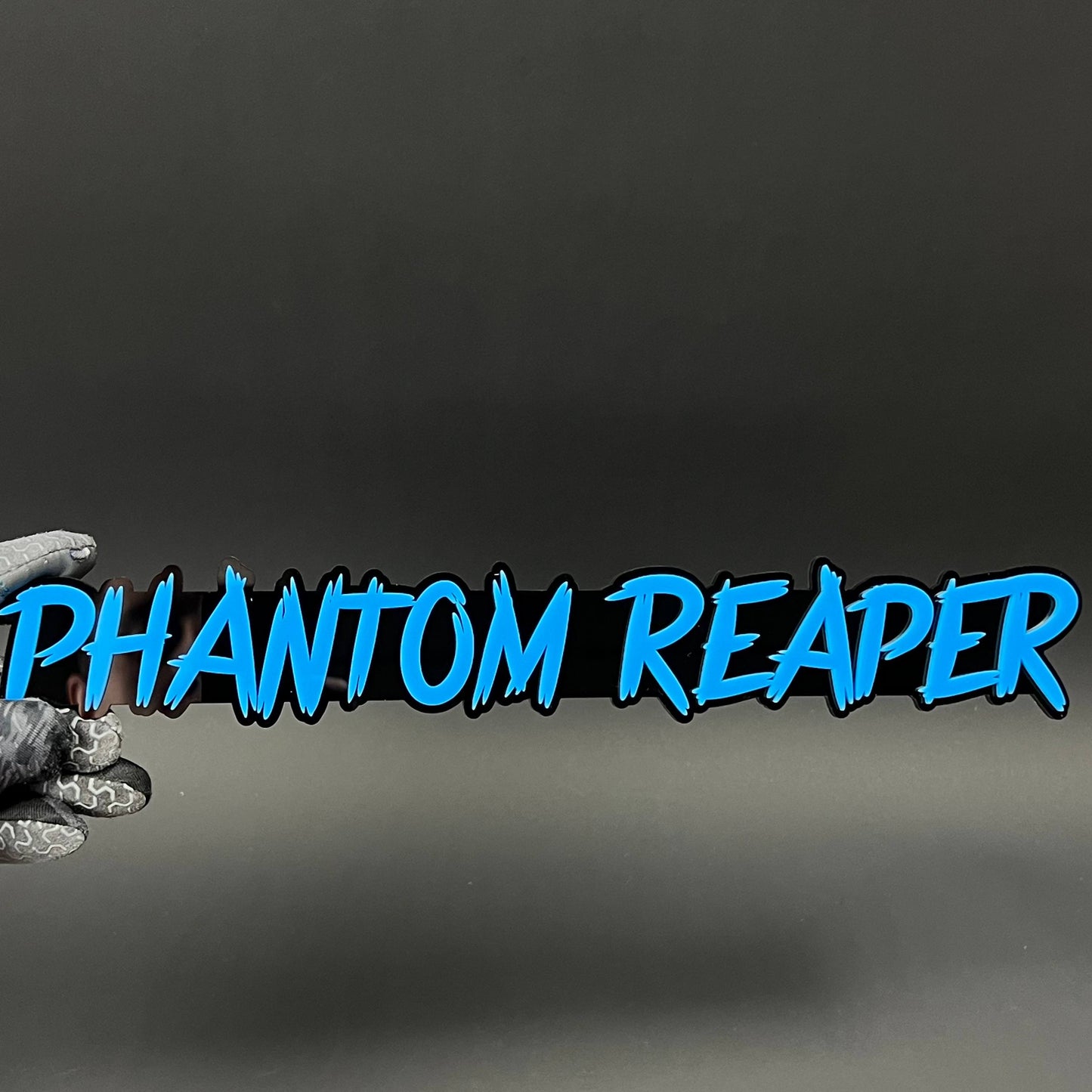 1PC PHANTOM REAPER 3D Acrylic Badge - Car Truck Emblem Fender Sticker