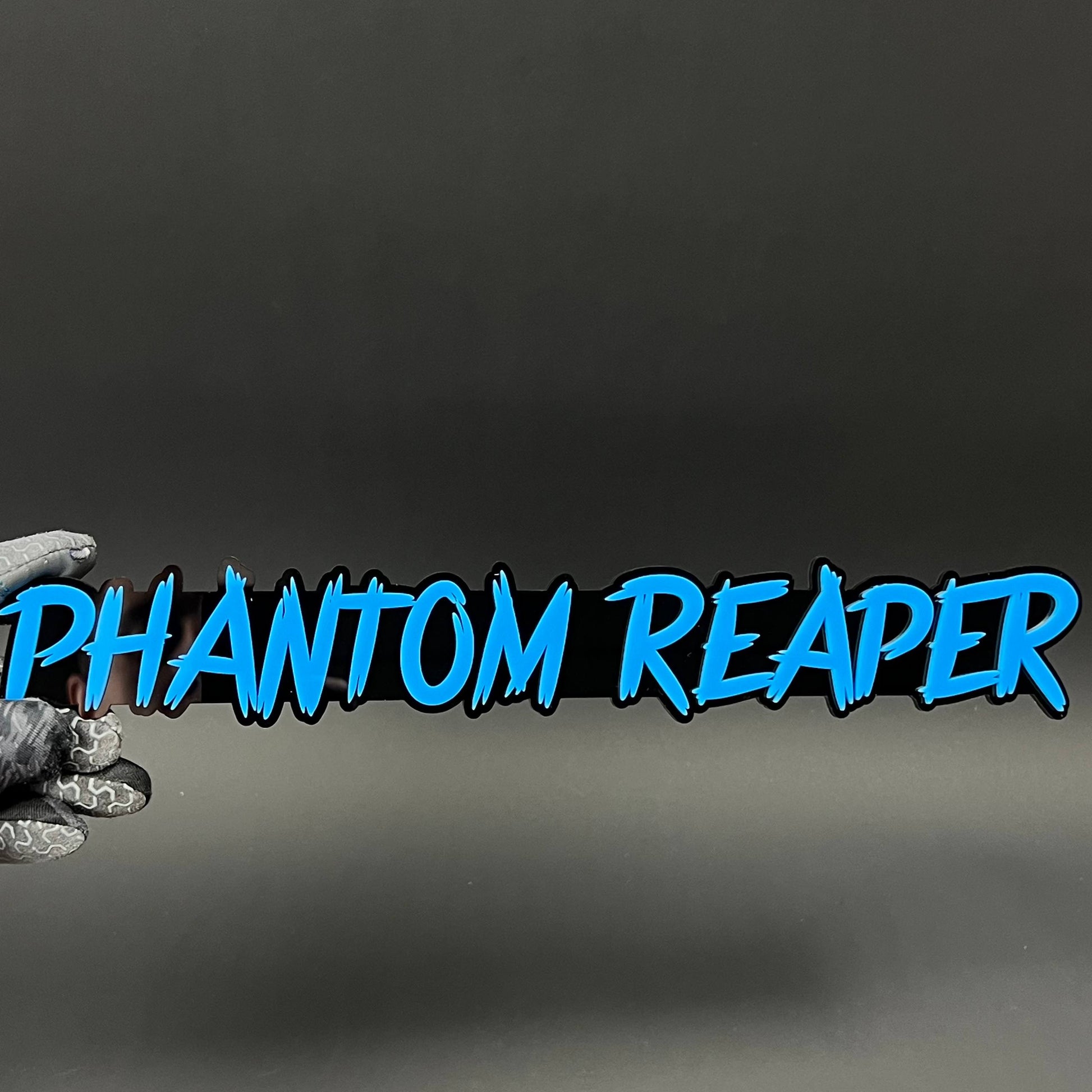 1PC PHANTOM REAPER 3D Acrylic Badge - Car Truck Emblem Fender Sticker