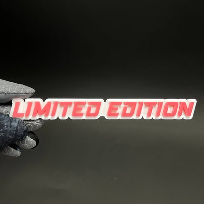 1PC LIMITED EDITION 3D Acrylic Badge - Car Truck Emblem Fender Sticker