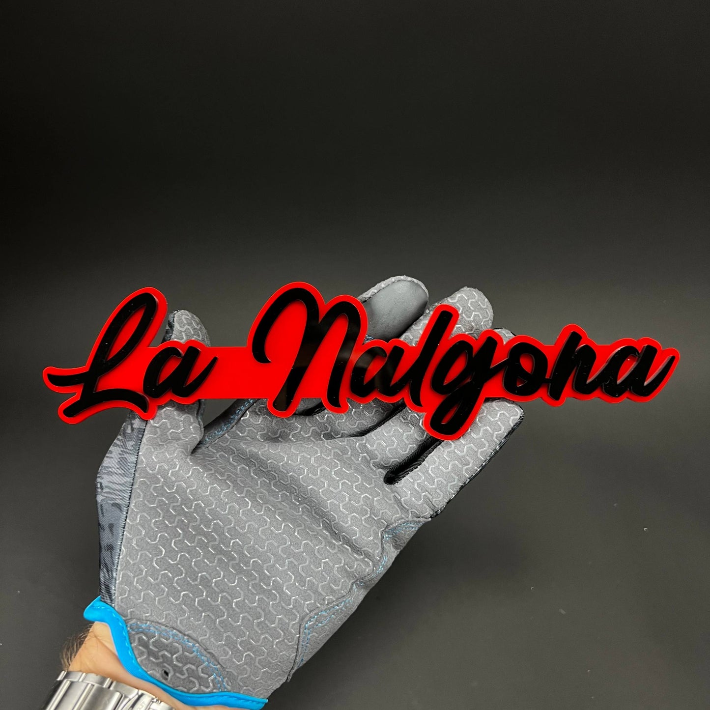1PC La Nalgona 3D Acrylic Badge - Car Truck Emblem Fender Tailgate Trunk Sticker
