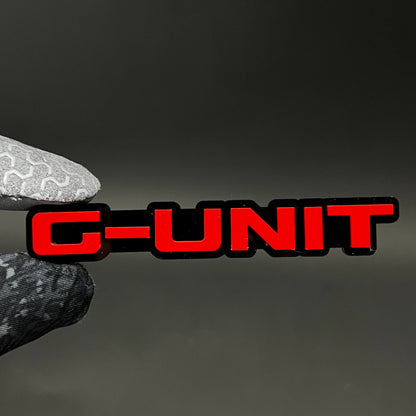 1PC G-UNIT 3D Acrylic Badge - Car Truck Emblem Fender Tailgate Trunk Sticker