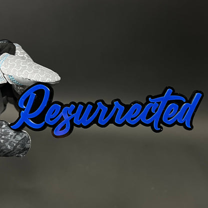 1PC Resurrected 3D Acrylic Badge - Car Truck Emblem Fender Sticker