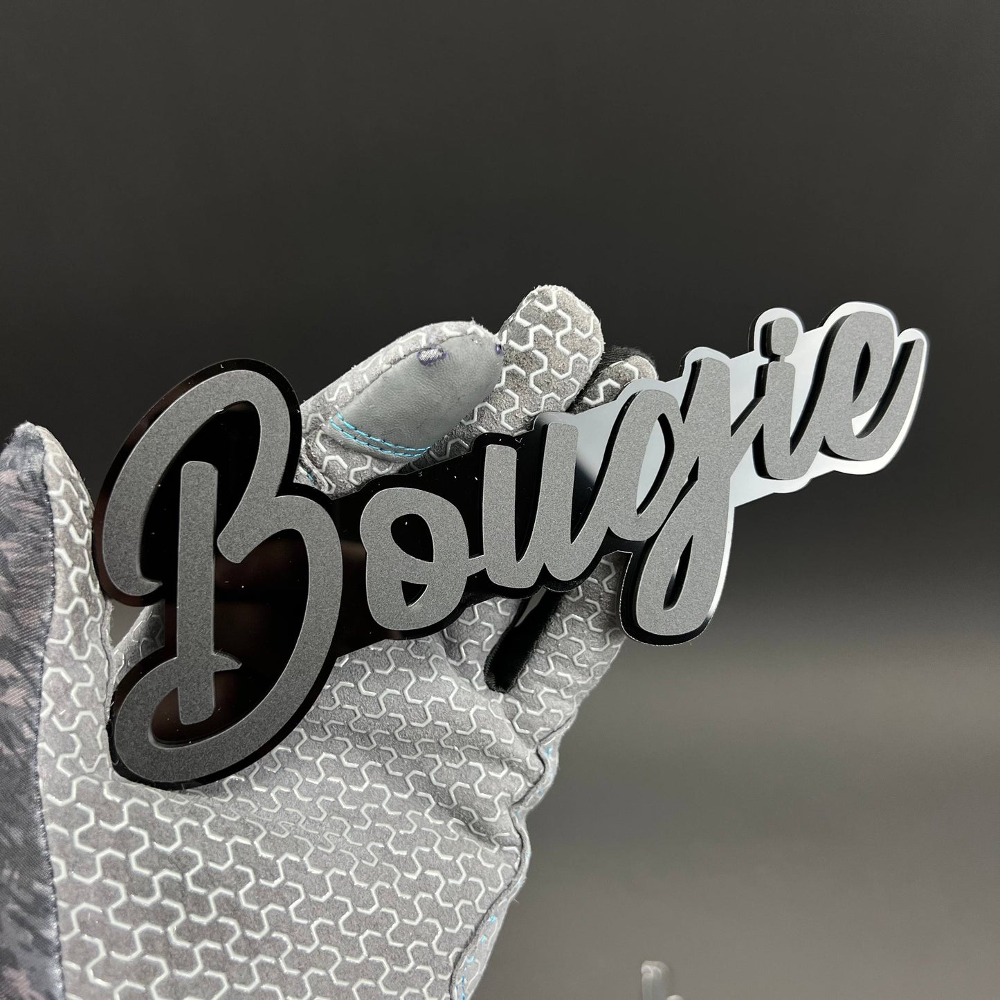 1PC Bougie 3D Acrylic Badge - Car Truck Emblem Fender Tailgate Trunk Sticker