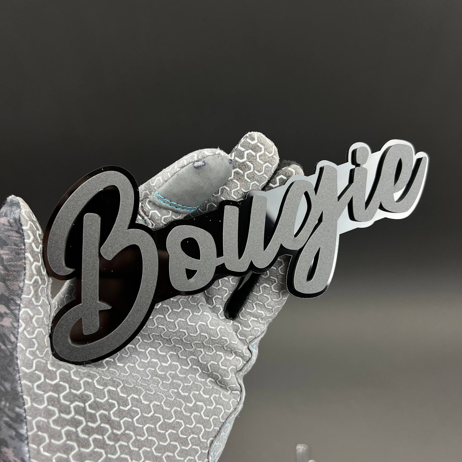 1PC Bougie 3D Acrylic Badge - Car Truck Emblem Fender Tailgate Trunk Sticker