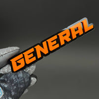 1PC GENERAL 3D Acrylic Badge - Car Truck Emblem Fender Tailgate Trunk Sticker
