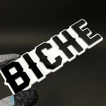 1PC BICHE 3D Acrylic Badge - Car Truck Emblem Fender Tailgate Trunk Sticker