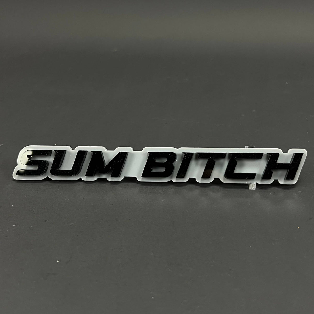 1PC SUM BITCH 3D Acrylic Badge - Car Truck Emblem Fender Tailgate Trunk Sticker