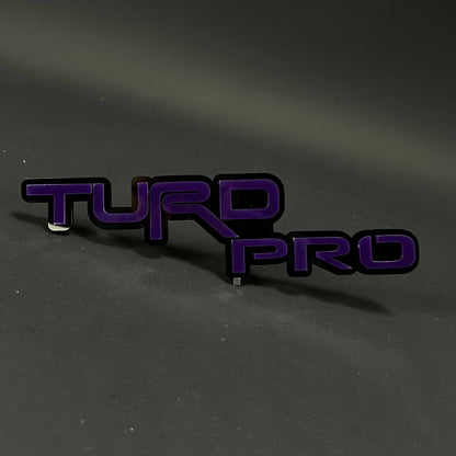 1PC TURD PRO 3D Acrylic Badge - Car Truck Emblem Fender Tailgate Trunk Sticker
