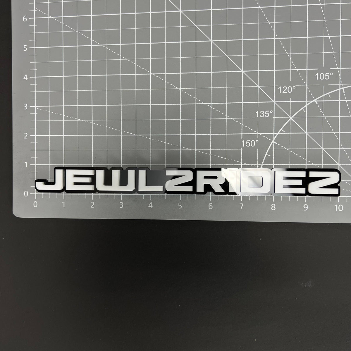 1PC JEWL2R1DEZ 3D Acrylic Badge - Car Truck Emblem Fender Tailgate Trunk Sticker