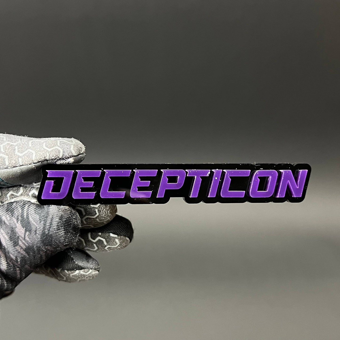 1PC DECEPTICON 3D Acrylic Badge - Car Truck Emblem Fender Tailgate Trunk Sticker