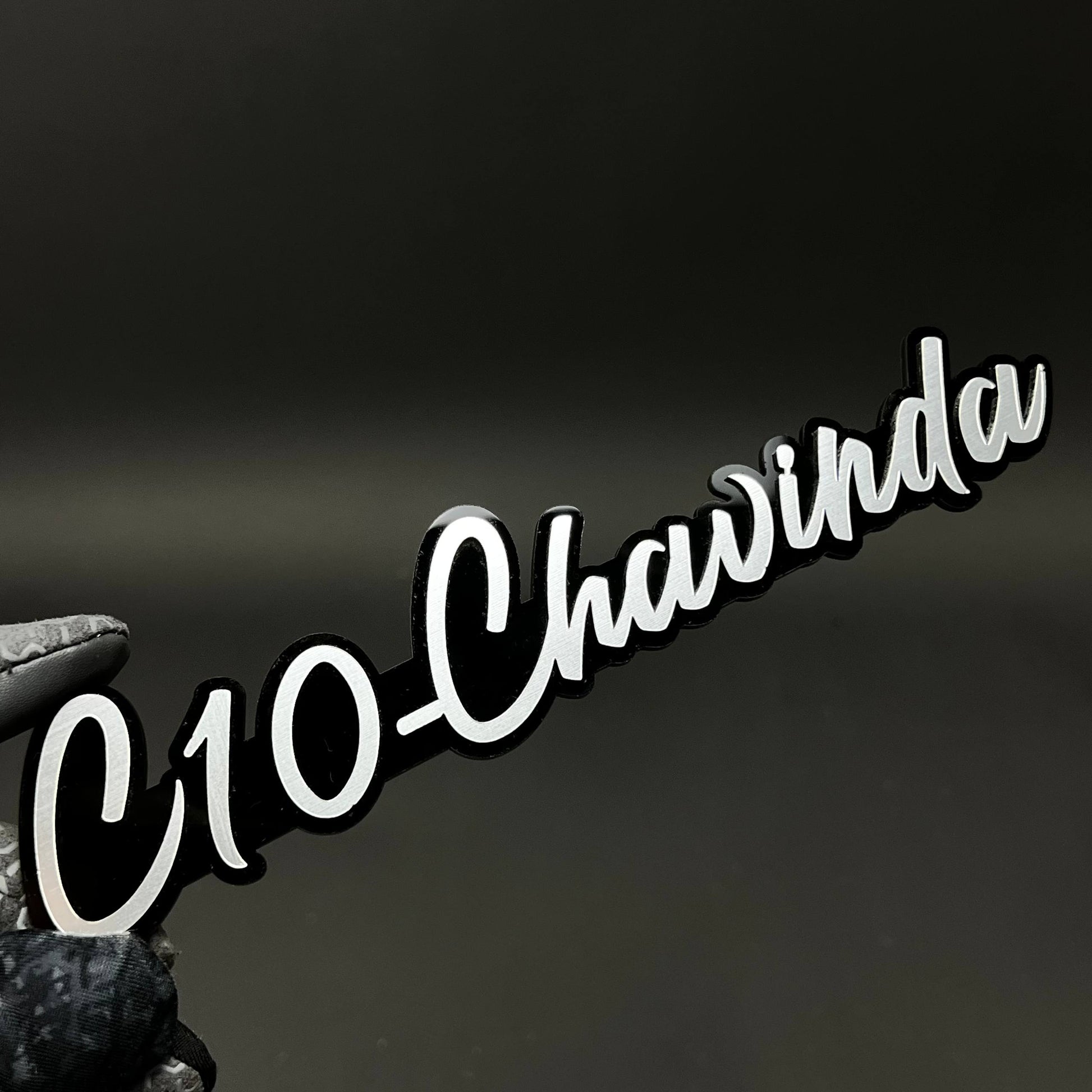 1PC C10-Chavinda 3D Acrylic Badge - Car Truck Emblem Fender Sticker