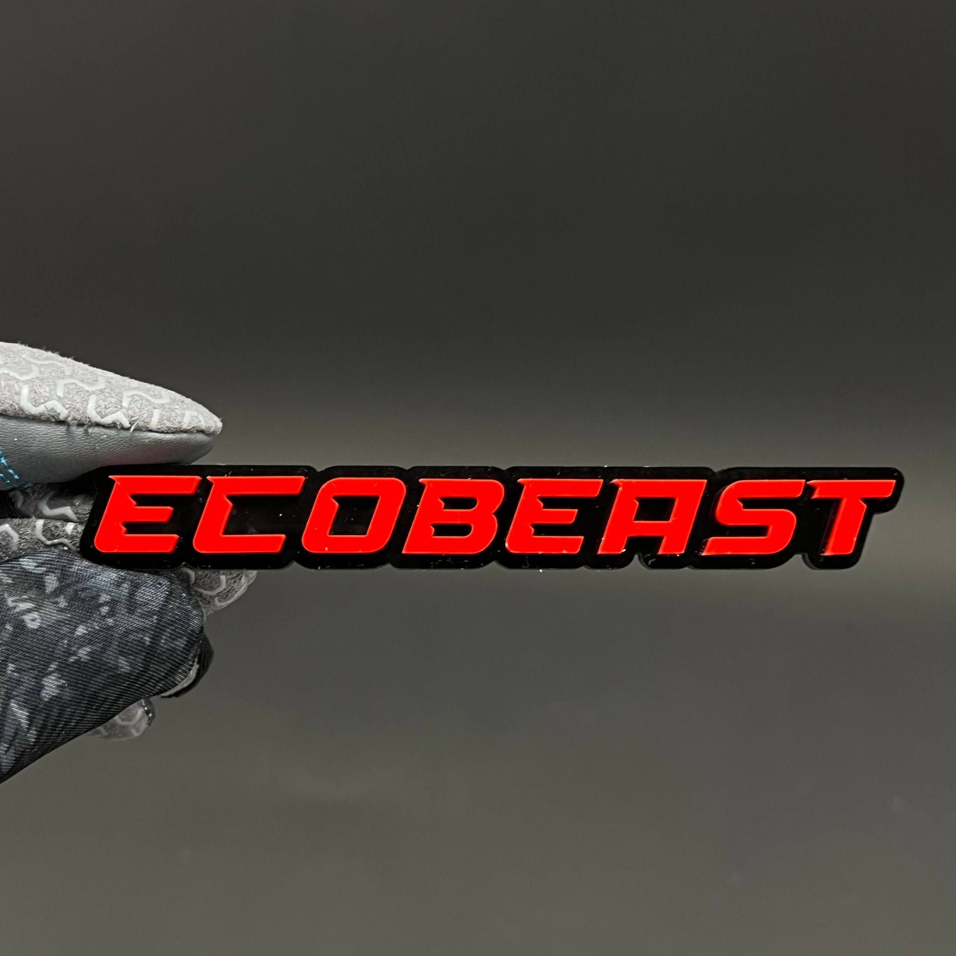 1PC ECOBEAST 3D Acrylic Badge - Car Truck Emblem Fender Tailgate Trunk Sticker
