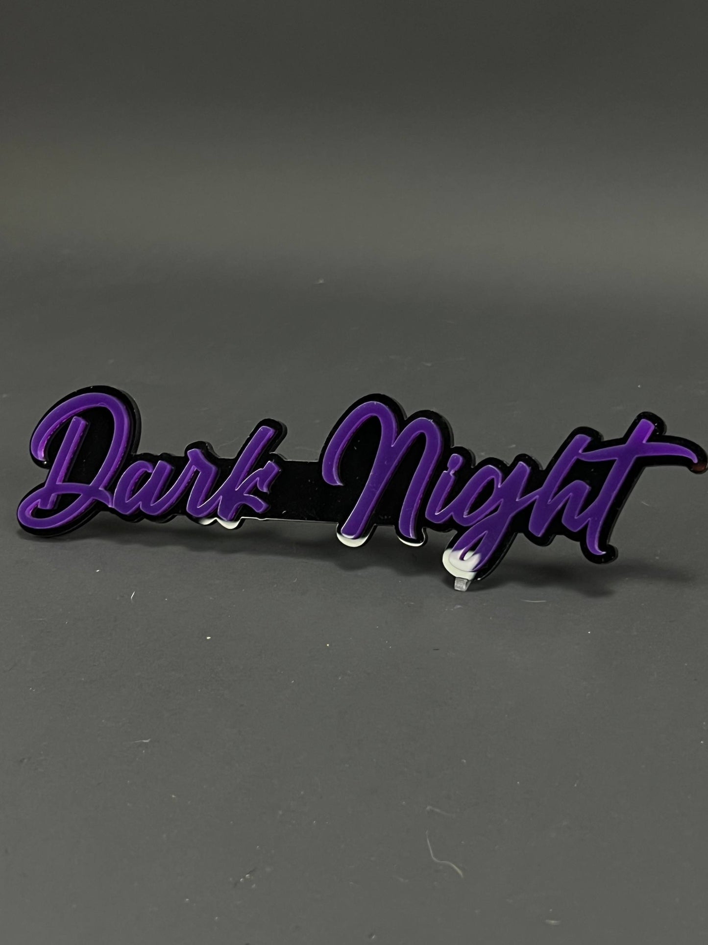 1PC Dark Night 3D Acrylic Badge - Car Truck Emblem Fender Tailgate Trunk Sticker