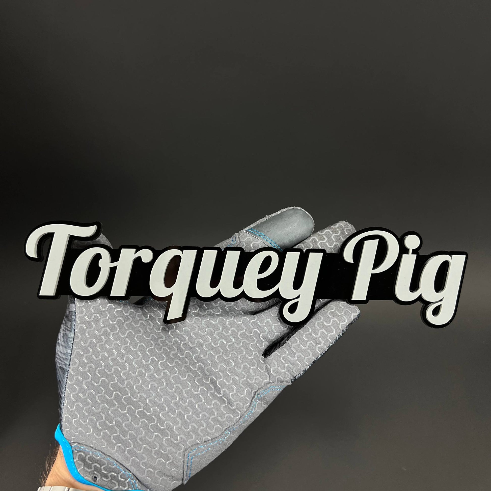 1PC Torquey Pig 3D Acrylic Badge - Car Truck Emblem Fender Sticker