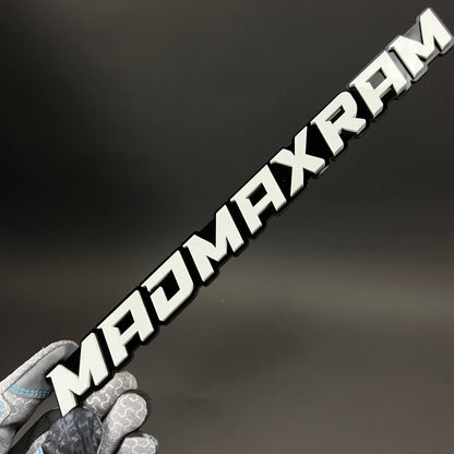1PC MADMAXRAM 3D Acrylic Badge - Car Truck Emblem Fender Tailgate Trunk Sticker