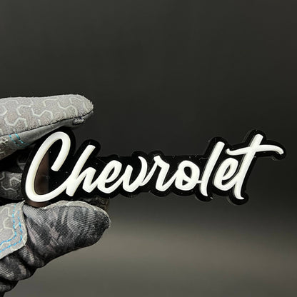 1PC Chevrolet 3D Acrylic Badge - Car Truck Emblem Fender Tailgate Trunk Sticker