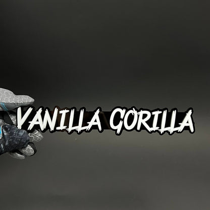 1PC VANILLA GORILLA 3D Acrylic Badge - Car Truck Emblem Fender Sticker