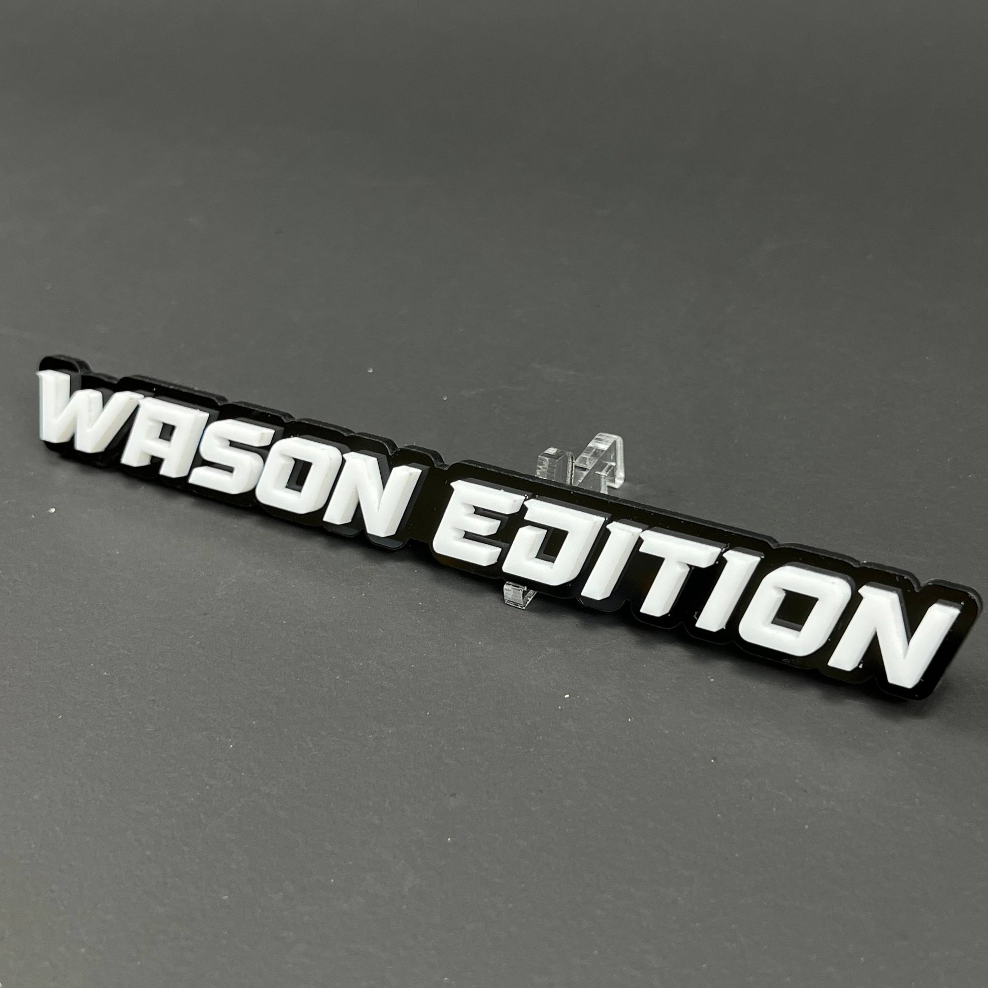 1PC WASON EDITION 3D Acrylic Badge - Car Truck Emblem Fender Tailgate Trunk Sticker
