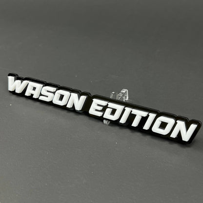 1PC WASON EDITION 3D Acrylic Badge - Car Truck Emblem Fender Tailgate Trunk Sticker