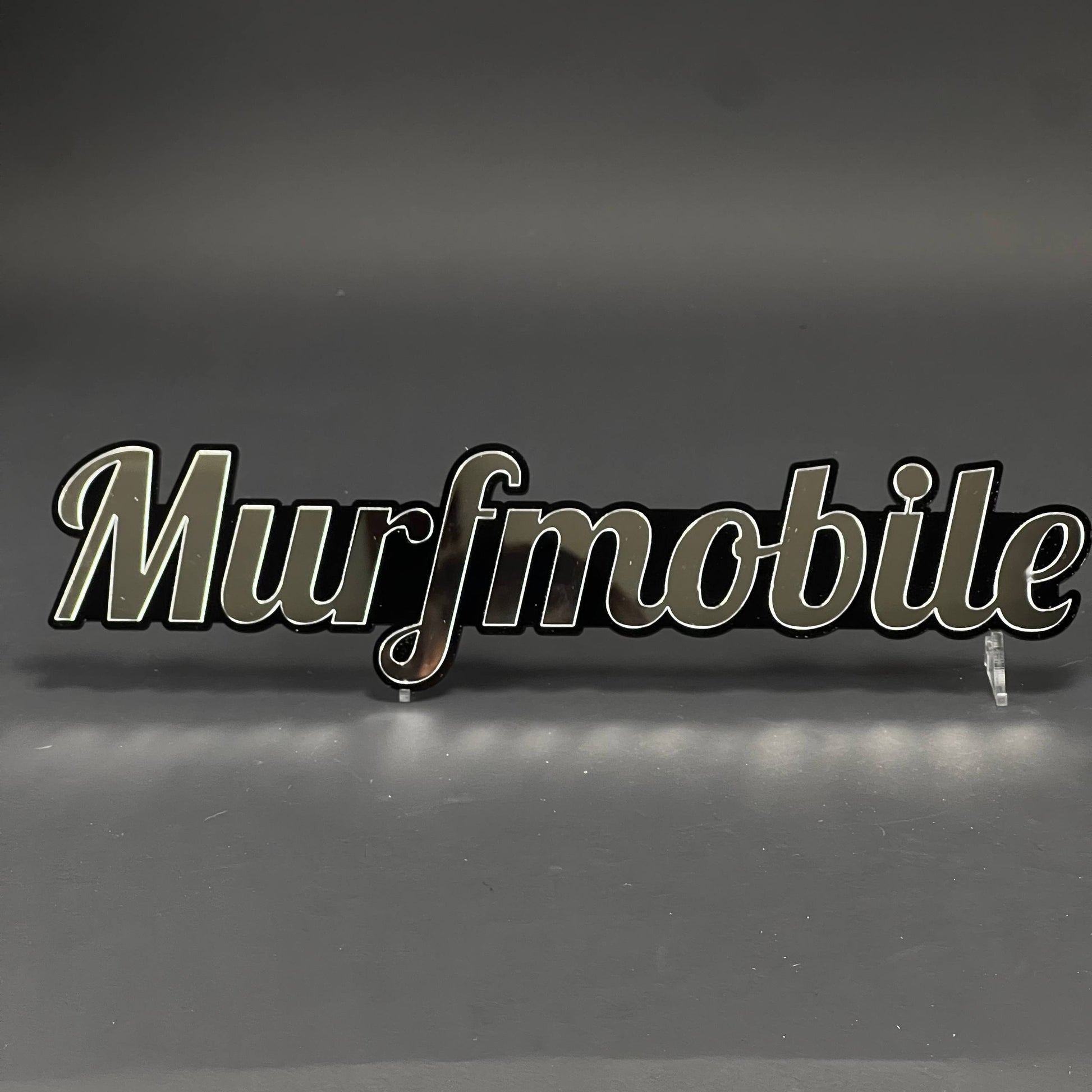 1PC Murfmobile 3D Acrylic Badge - Car Truck Emblem Fender Tailgate Trunk Sticker