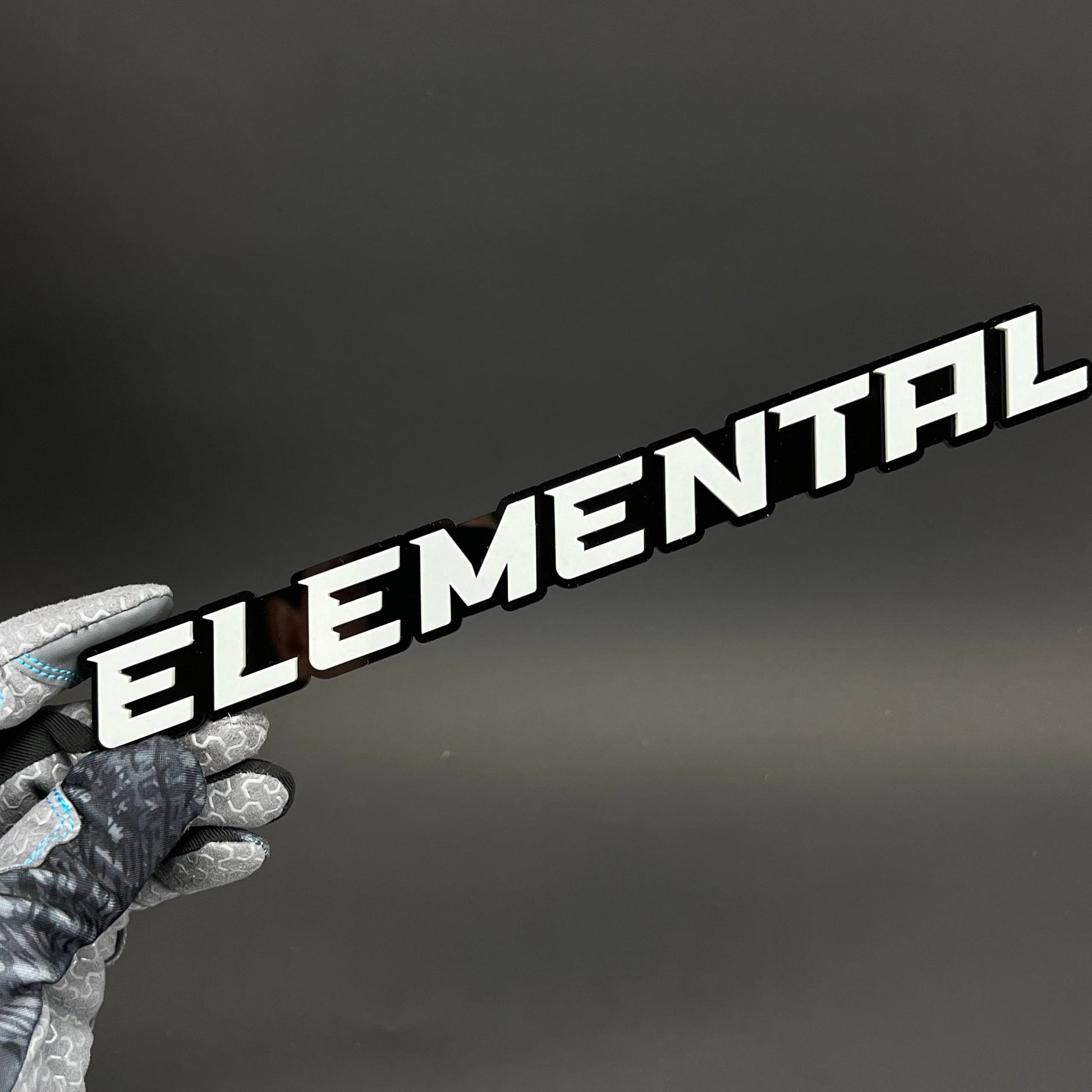 1PC ELEMENTAL 3D Acrylic Badge - Car Truck Emblem Fender Tailgate Trunk Sticker