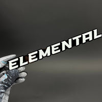 1PC ELEMENTAL 3D Acrylic Badge - Car Truck Emblem Fender Tailgate Trunk Sticker