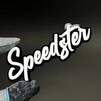 1PC Speedster 3D Acrylic Badge - Car Truck Emblem Fender Tailgate Trunk Sticker