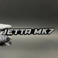 1PC JETTA MK7 3D Acrylic Badge - Car Truck Emblem Fender Tailgate Trunk Sticker