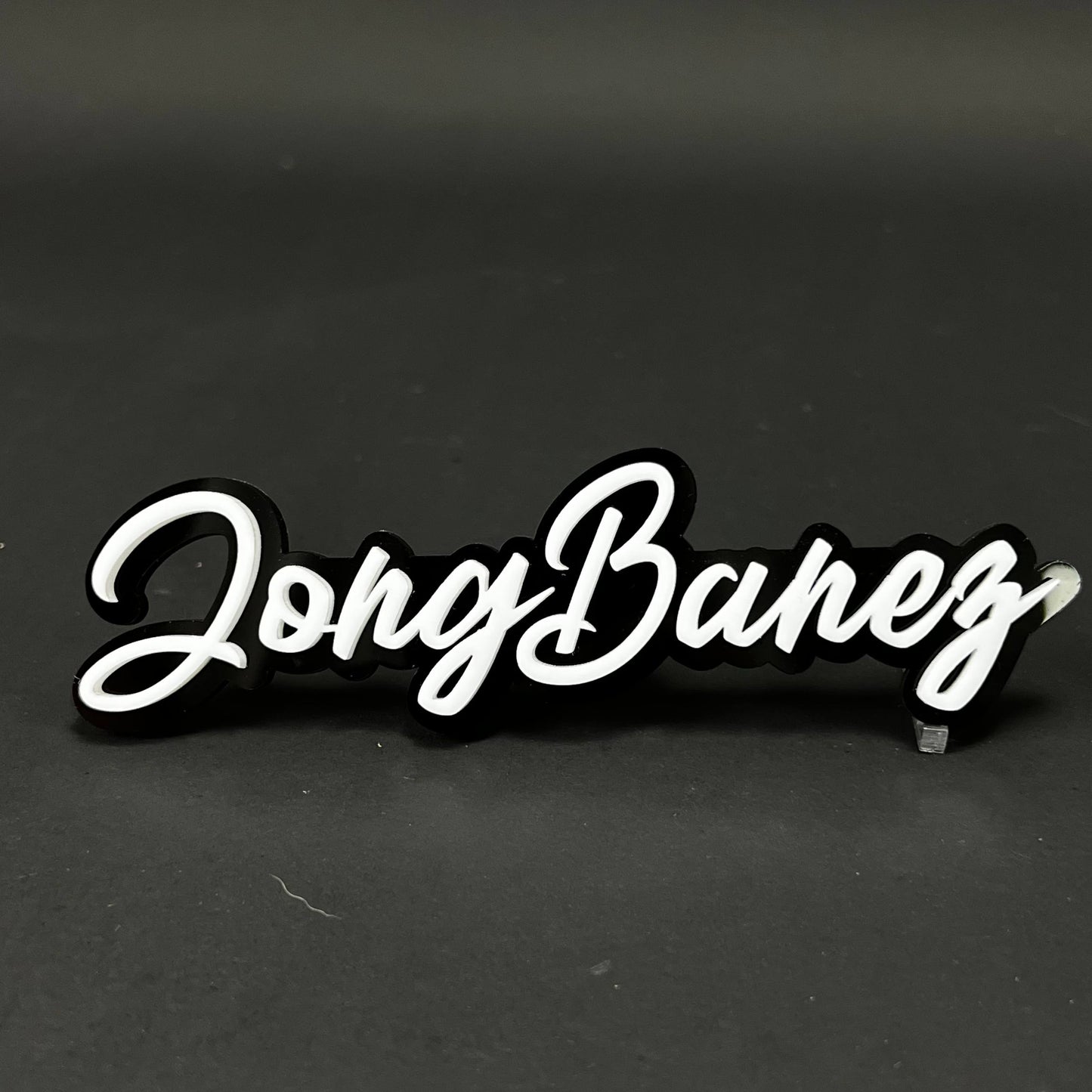 1PC JongBanez 3D Acrylic Badge - Car Truck Emblem Fender Tailgate Trunk Sticker