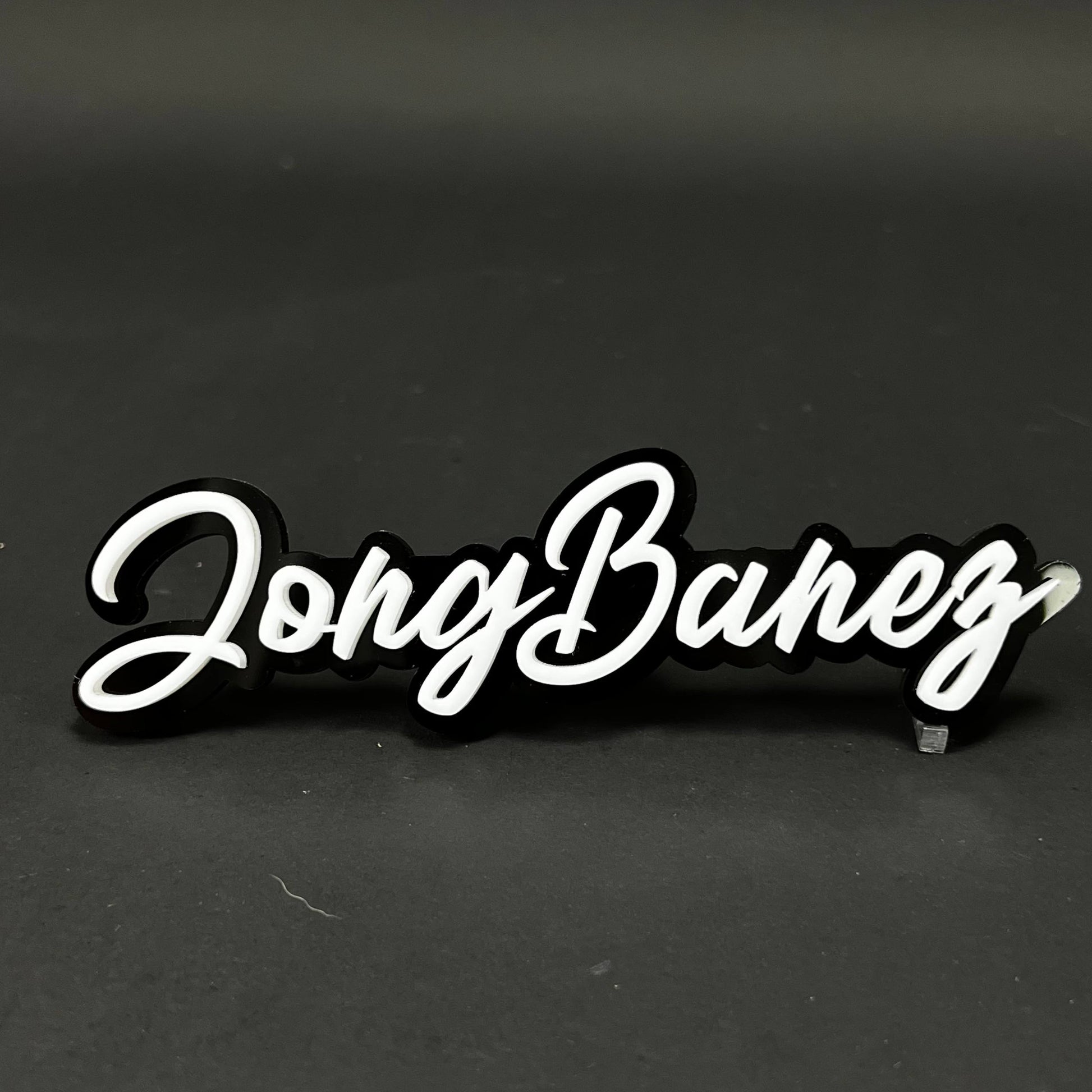 1PC JongBanez 3D Acrylic Badge - Car Truck Emblem Fender Tailgate Trunk Sticker