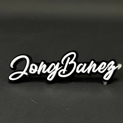 1PC JongBanez 3D Acrylic Badge - Car Truck Emblem Fender Tailgate Trunk Sticker