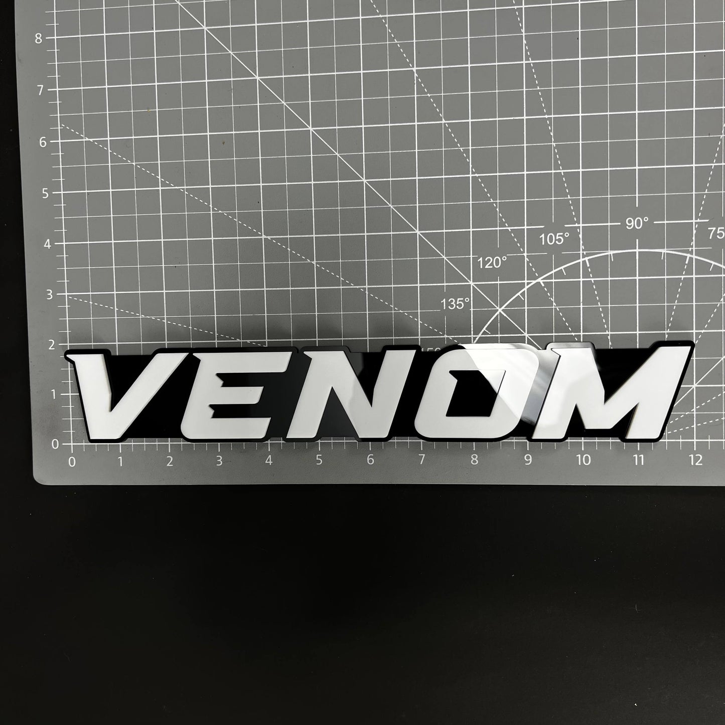 1PC VENOM 3D Acrylic Badge - Car Truck Emblem Fender Tailgate Trunk Sticker