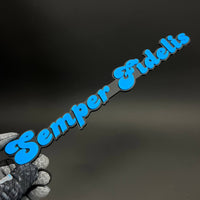 1PC Semper Fidelis 3D Acrylic Badge - Car Truck Emblem Fender Sticker