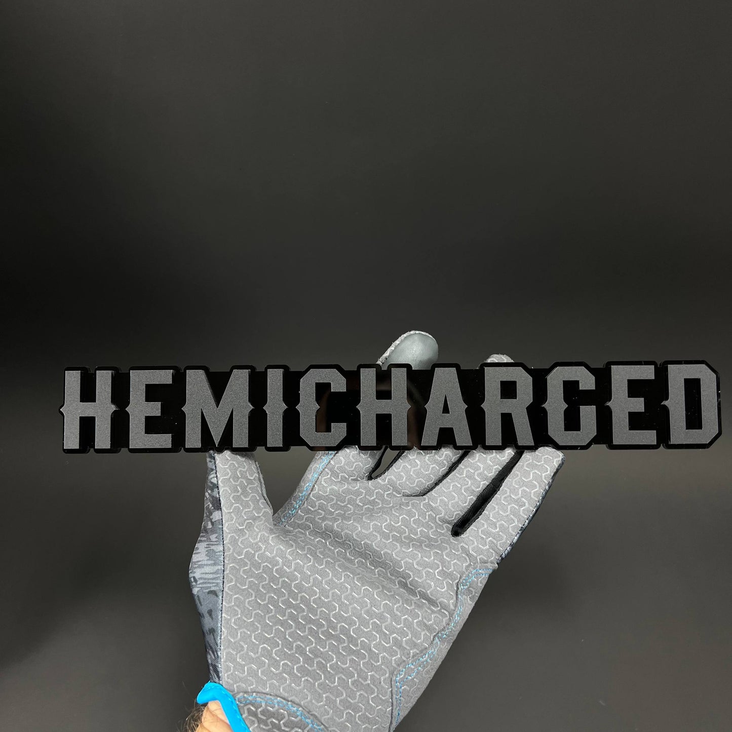 1PC HEMICHARGED 3D Acrylic Badge - Car Truck Emblem Fender Sticker